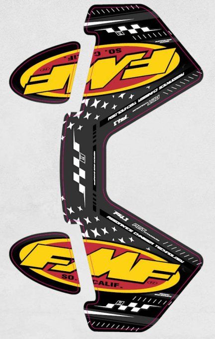 stickers-silencieux-echappement-fmf-4-1-factory-noir-gris -kit-deco-rct-gen-1