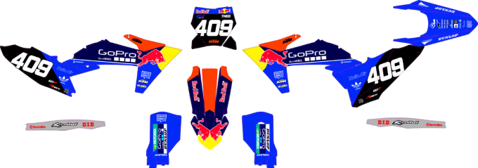 Sx-SxF- 2023-2024 Exc 2024 - 2025 - kit deco - graphics - gopro - redbull - rd2shop - ktm -