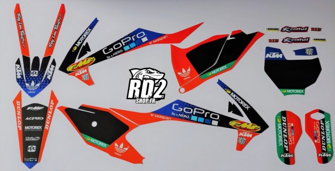 SX85RD-1821-kit deco - ktm sx 85 - 2018 - 2019 -2020 - 2021 - 2022 - 2023 - graphics -  rd2shop