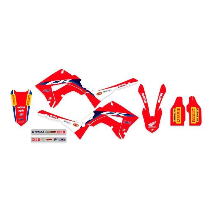 TEAM HRC - cr 125 - cr 250 - honda - kit deco - graphics - decals - rd2shop - polisport - 2147r21