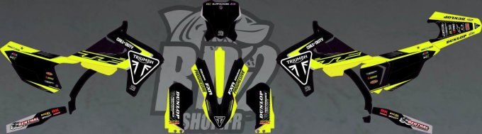 TF 250-X Factory 2026 - 450 - tfx - triumph - kit deco - perso -call of duty -