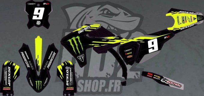 triumph - kit deco - stickers - graphics - 450 - TF 250-X - 2024 - 2025 - 2026 -