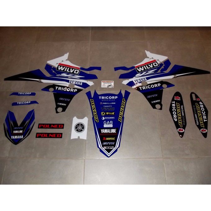 Kit Déco + Housse Selle Yamaha YZF 250 / 450 2015 2016 2017 2018