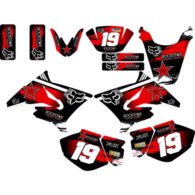 Kit Déco Perso 50 à boites DERBI / SHERCO / GILERA / RIEJU / xlimit / dt