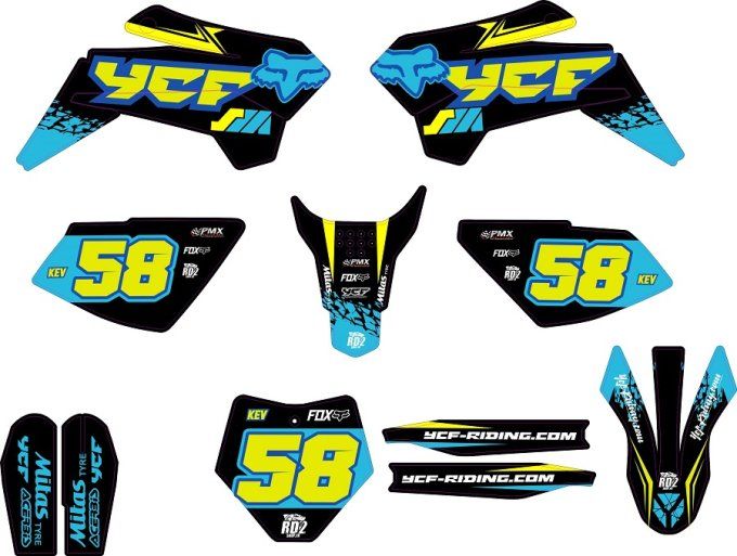 kit deco fluo ycf -