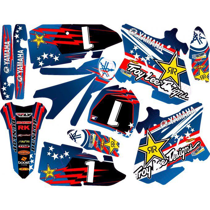 Kit déco Semi-perso YZ 125 / 250 ( 2002 à 2026 )