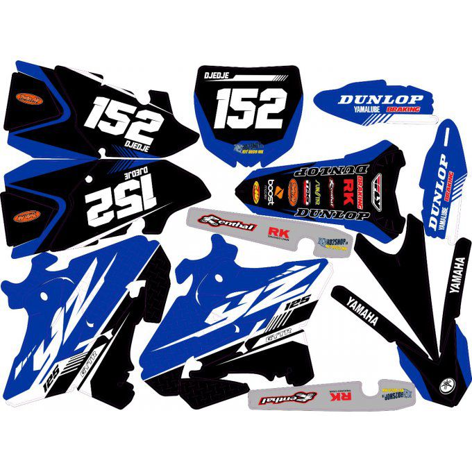 Kit déco Semi-perso YZ 125 / 250 ( 2002 à 2026)