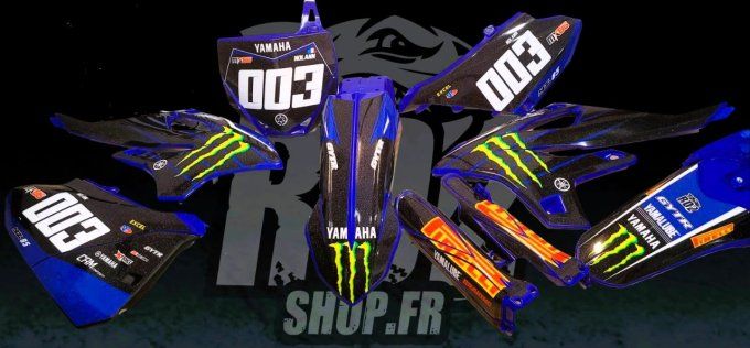 yz 85 - yz - 85 - yamaha - kit deco - monster - team - kit deco - stickers - graphics - plastiques -