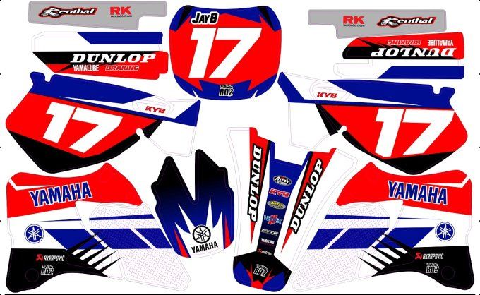 YZ125-250  _ 1996 - 1997 - 1998 - 1999 - 2000 - 2001 - kit deco - rd2shop