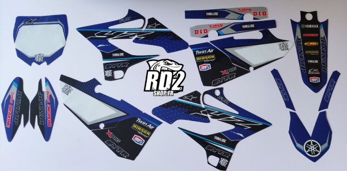 Kit Déco RD2 Yamaha YZ 125 / 250 ( 2015 à 2021 )  250 yz autocollants rd2shop