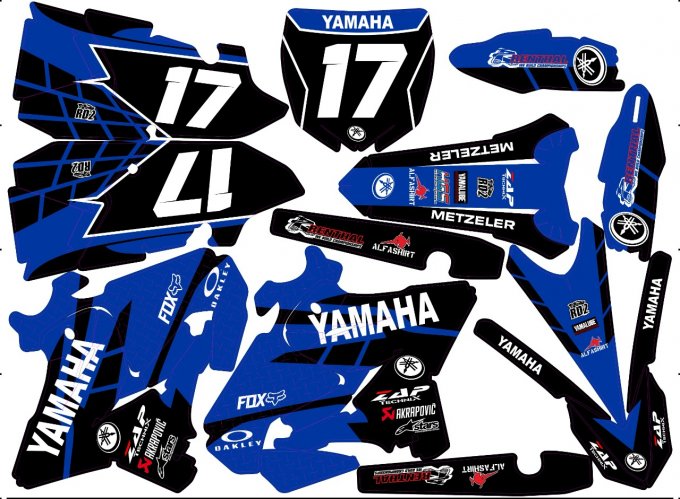 Kit deco Semi-perso YZ 125 / 250 ( 2002 à 2021 )