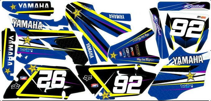 Kit déco Semi-perso  YAMAHA YZ 85 ( 2003 à 2022 )  -rd2shop