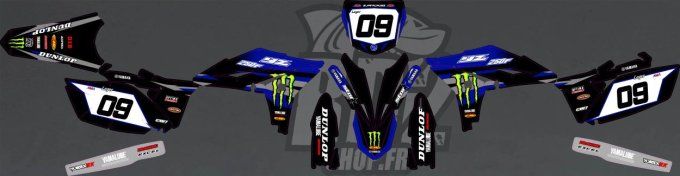 YZF 250 - yamaha - kit deco - monster -2010 - 2011 - 2012 - 2013 - perso - rd2 -