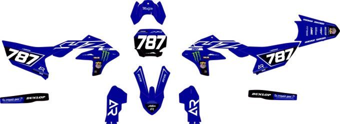 YZF 450 2023-2024 - YZF 250 2024 - monster - kit - deco - autocollant - graphics - rd2 -