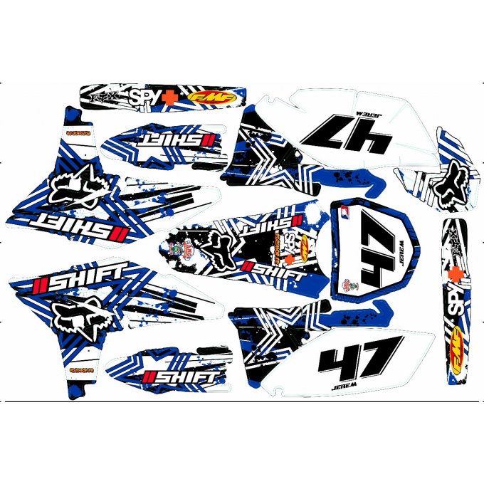 Kit déco Semi-perso YZF 250 / 450 ( 2010 à 2024 )