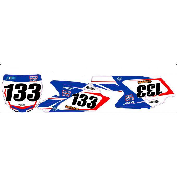 Fond de Plaque Perso YZF 250 / 450 Team Wilvo