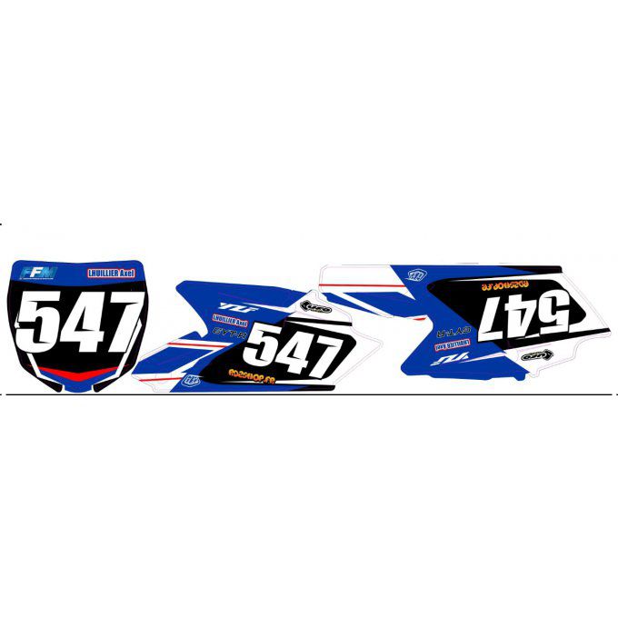 Fond de Plaque Perso YZF 250 / 450 Team Wilvo Yamaha