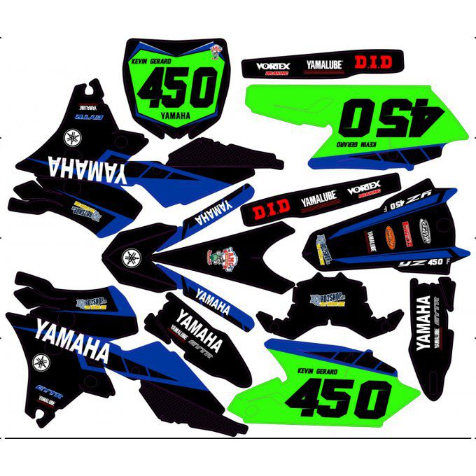 Kit déco Semi-perso YZF 250 / 450 yamaha