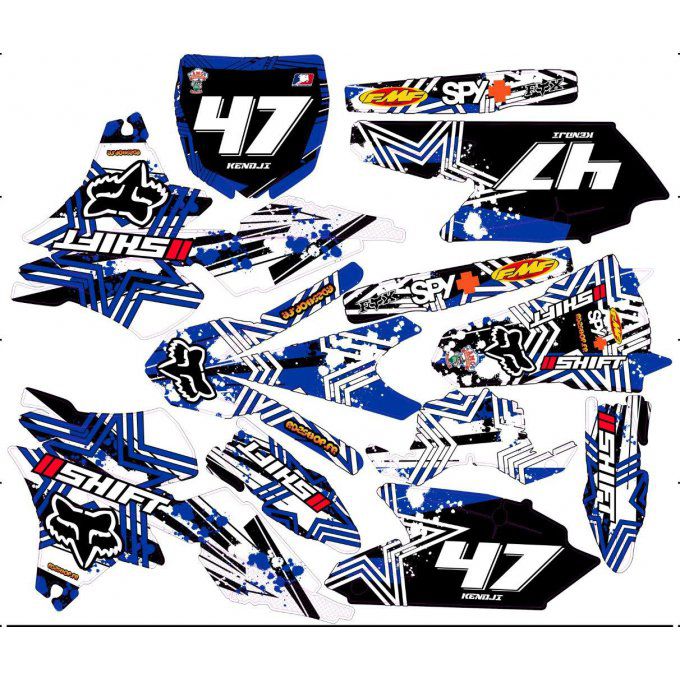 Kit déco Semi-perso YZF 250 / 450 ( 2010 à 2025 )