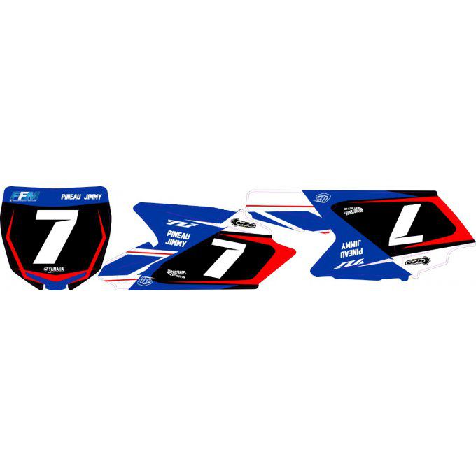 Fond de Plaque Perso YZF 250 / 450 Team Wilvo