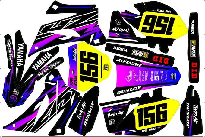 YZF 250 kit deco - kit deco yzf 450 2006- 2007 - 2008 - 2009 -