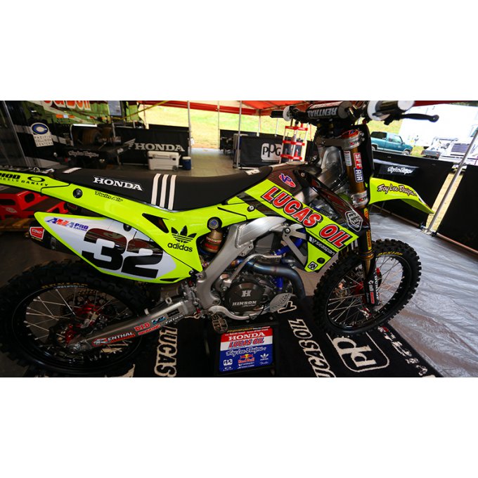 Kit Déco Complet Honda Fluo CRF 250 / 450 ( 2013 / 2014 / 2015 / 2016 /  2017 )