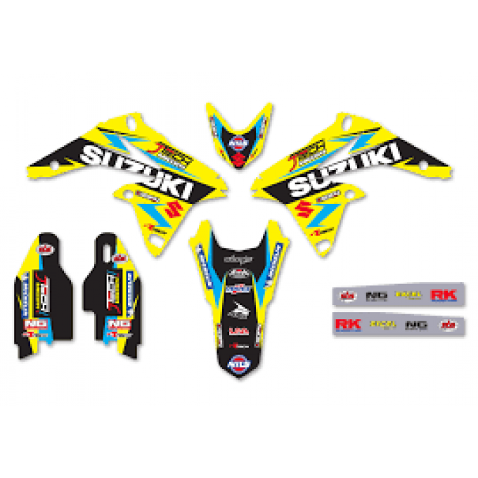 kit deco TEAM  SUZUKI JTECH rmz 450