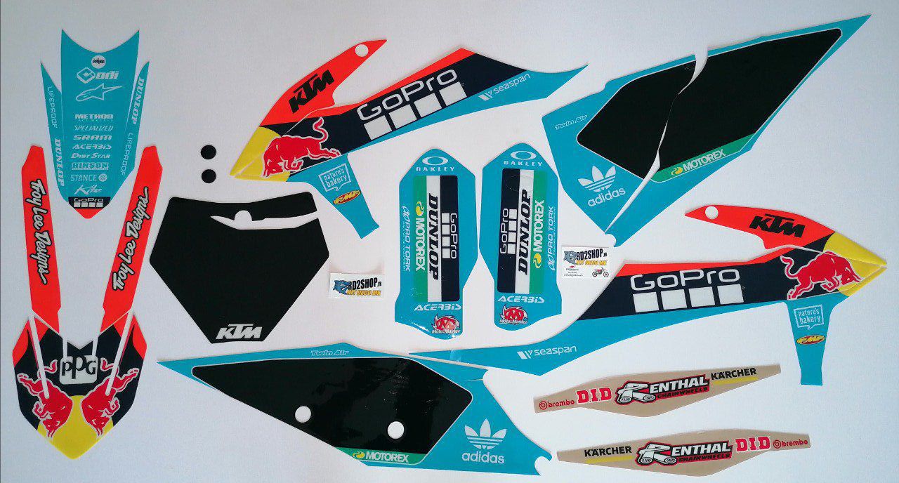Kit deco Complet KTM SX SXF 2019 a 2022 EXC 2020 a 2023 Rd2shop
